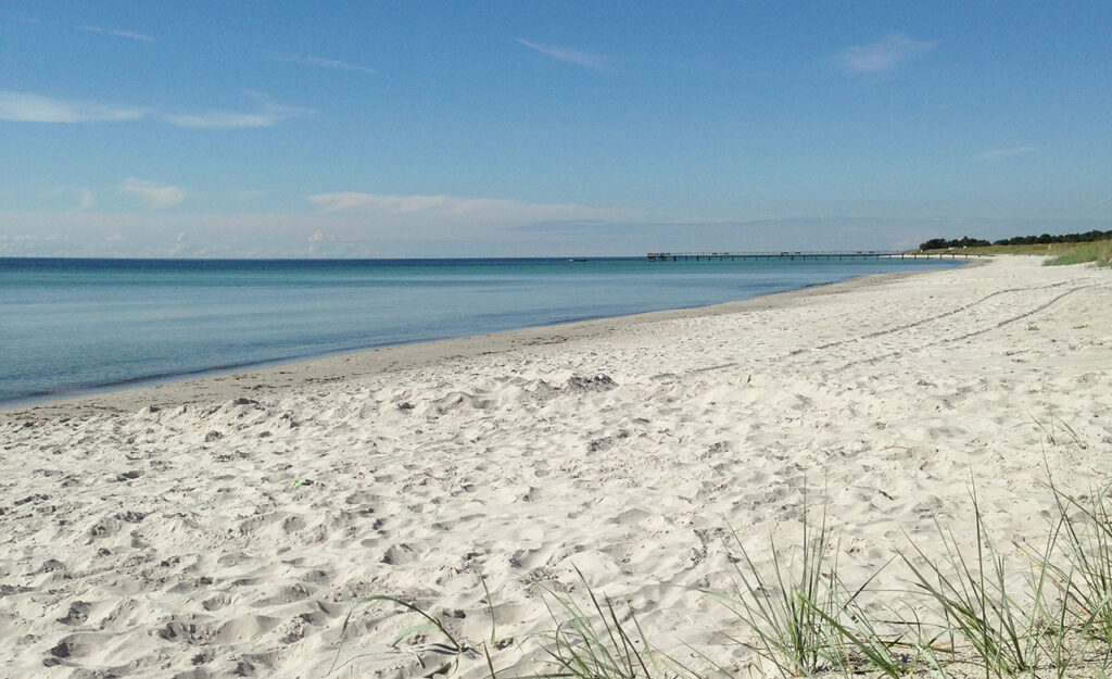 Strand och hav i Höllviken nära Höllviksnäs hotell och konferens